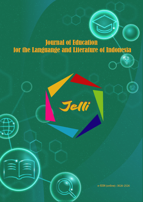 View Vol. 3 No. 1 (2025): Journal of Education For The Language and Literature of Indonesia
